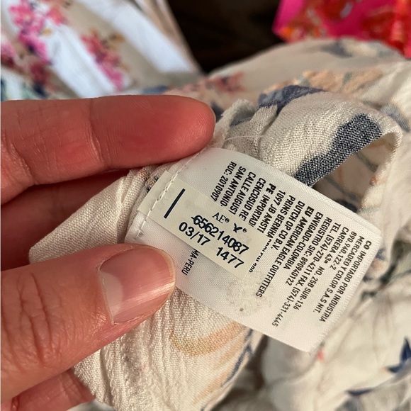 American Eagle Outfitters Tropical Summer High Low Romper Jumpsuit Size 4 - Picture 9 of 9